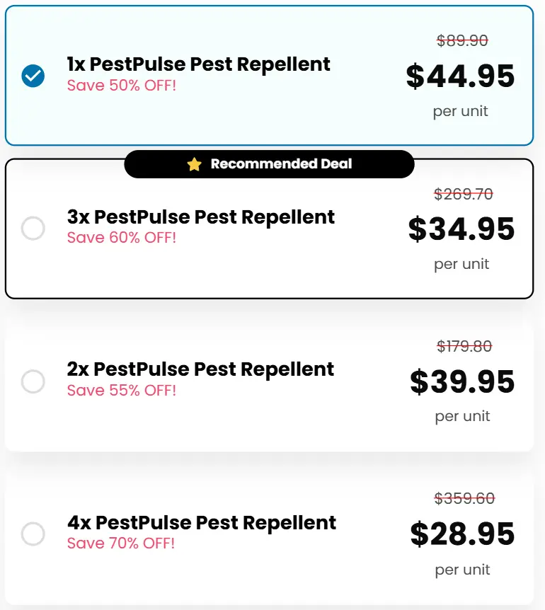 Pest Pulse Price Chart